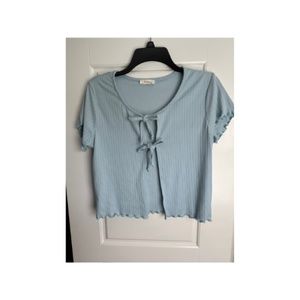Blue Crop top- never worn!